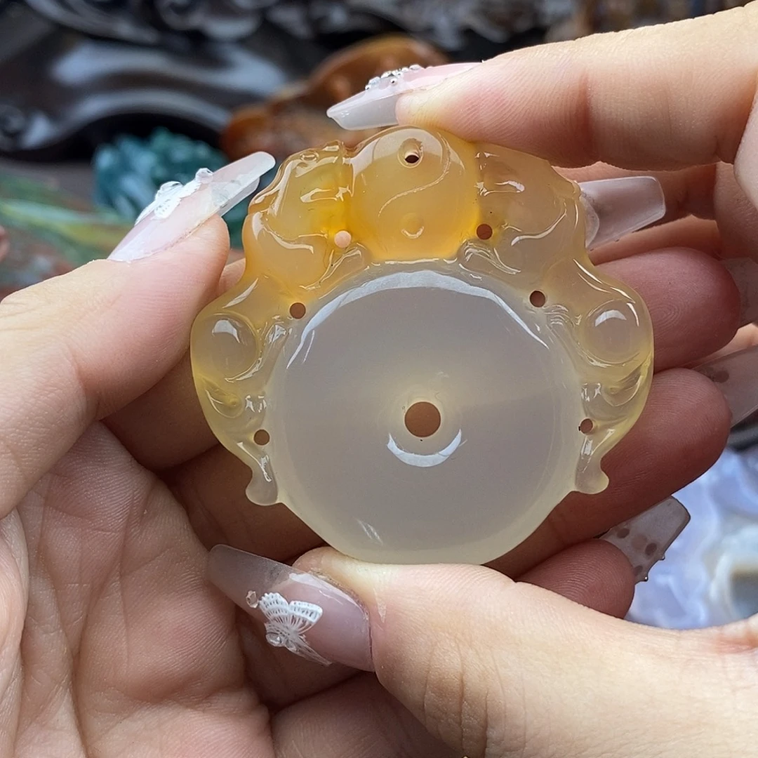 玛瑙/玉髓未镶嵌颈饰