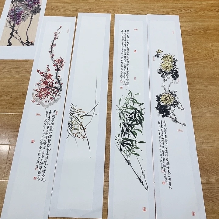 砚***铮姜奇老师花鸟作品