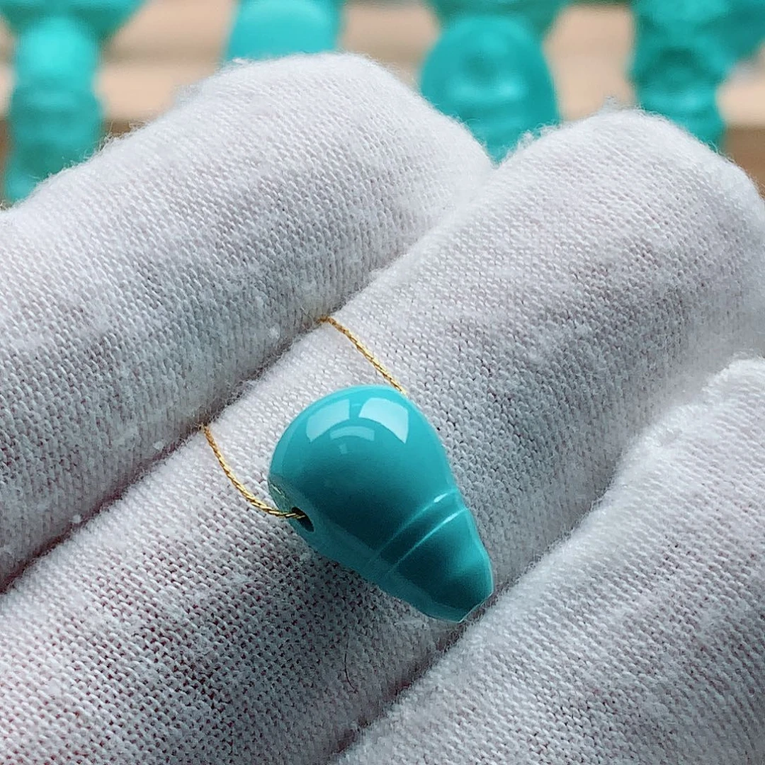 绿松石未镶嵌三通