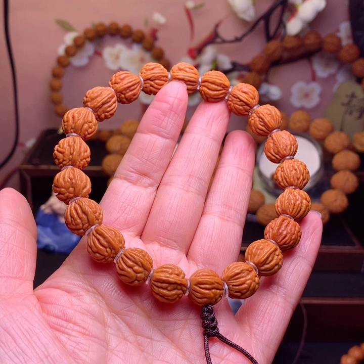 桃核手串龙纹桃核2