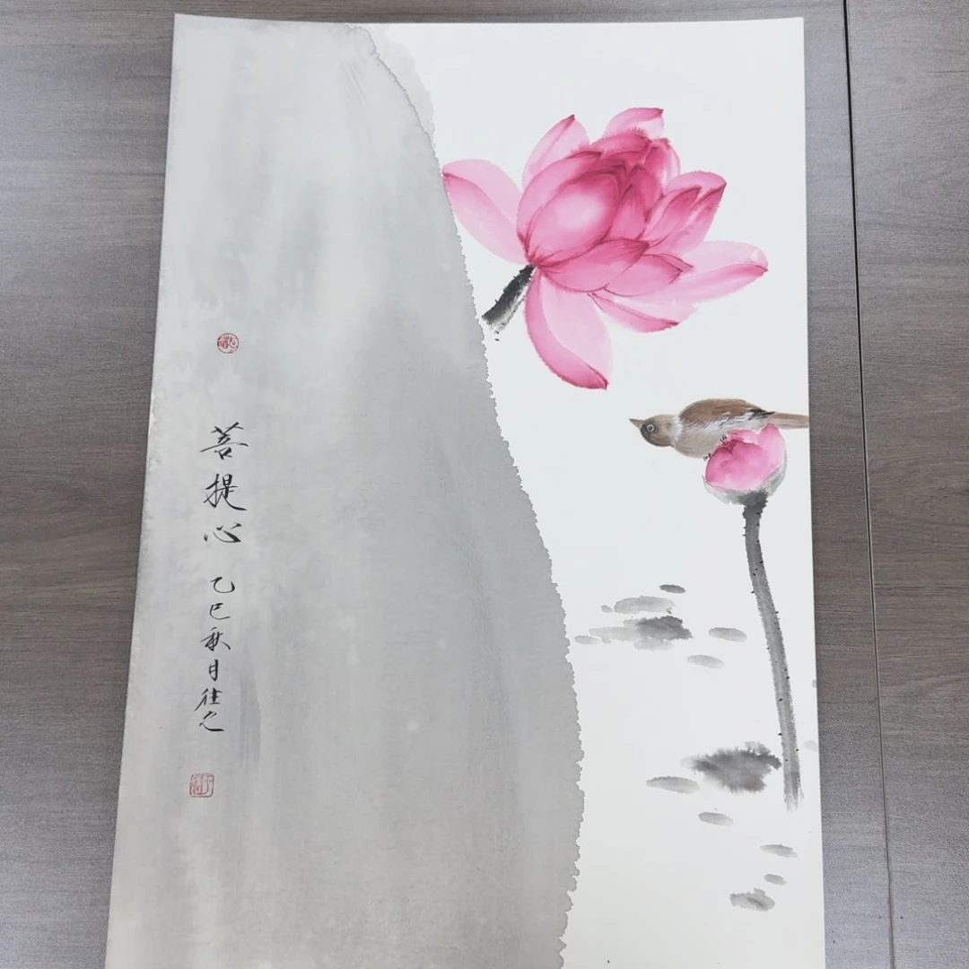 国画国画作品山水花鸟