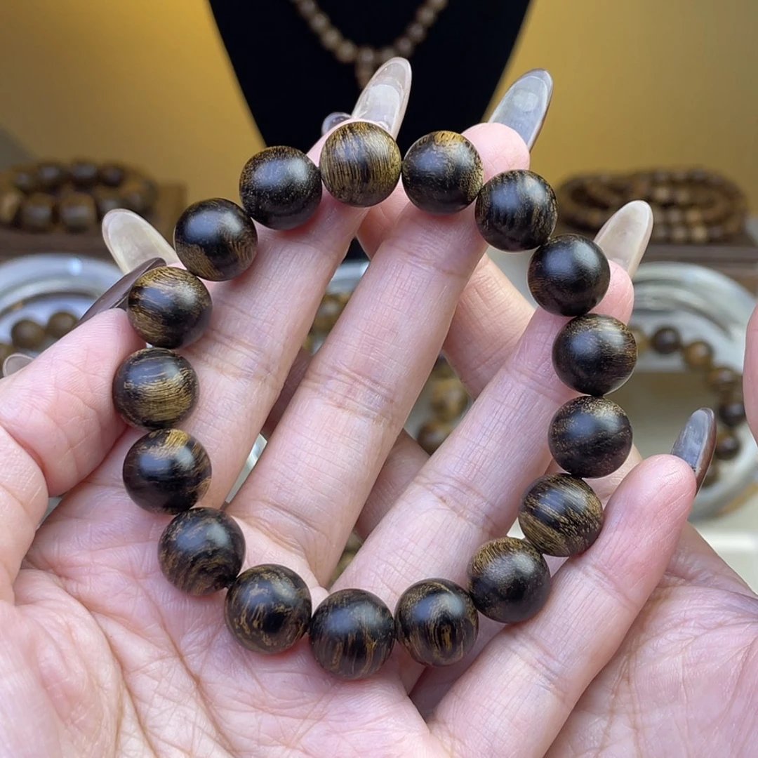 【闪购商品】沉香手串敷***演芽庄白棋楠瘤疤