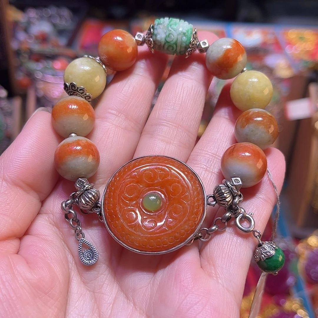 翡翠未镶嵌手链福利价