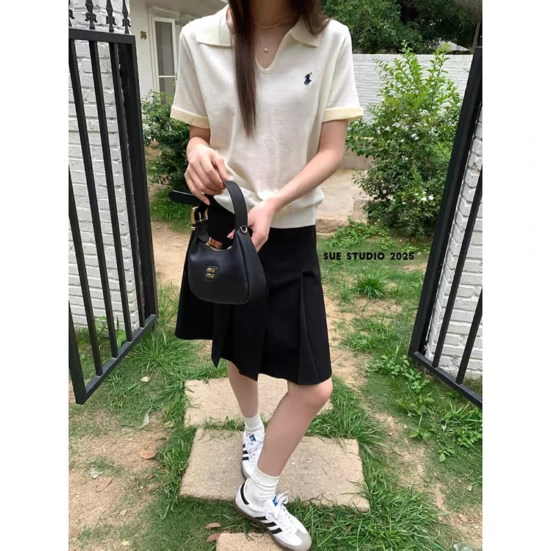 【婴儿蓝】3781超柔软新款高品质V领针织上衣