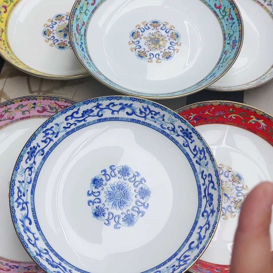 【闪购商品】珐琅8寸6个………………