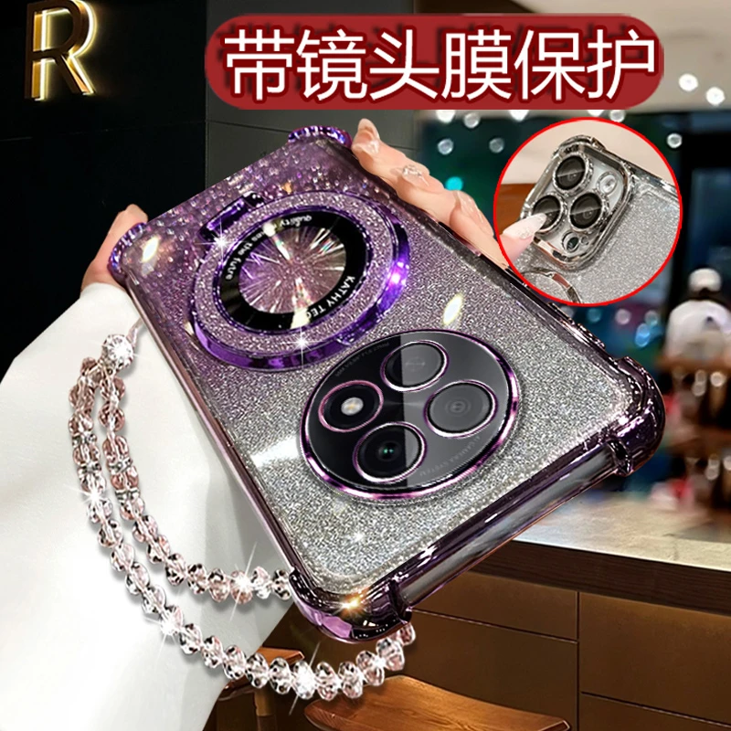 适用oppoa5pro新款手机壳5g防摔镜头A5PRO网红闪粉高档PKP110软壳