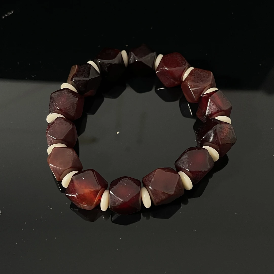 Tgz14清代  玛瑙手串