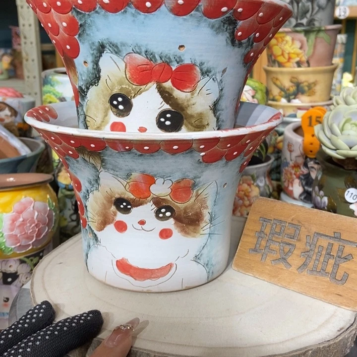 红陶景德镇艺术手绘作品