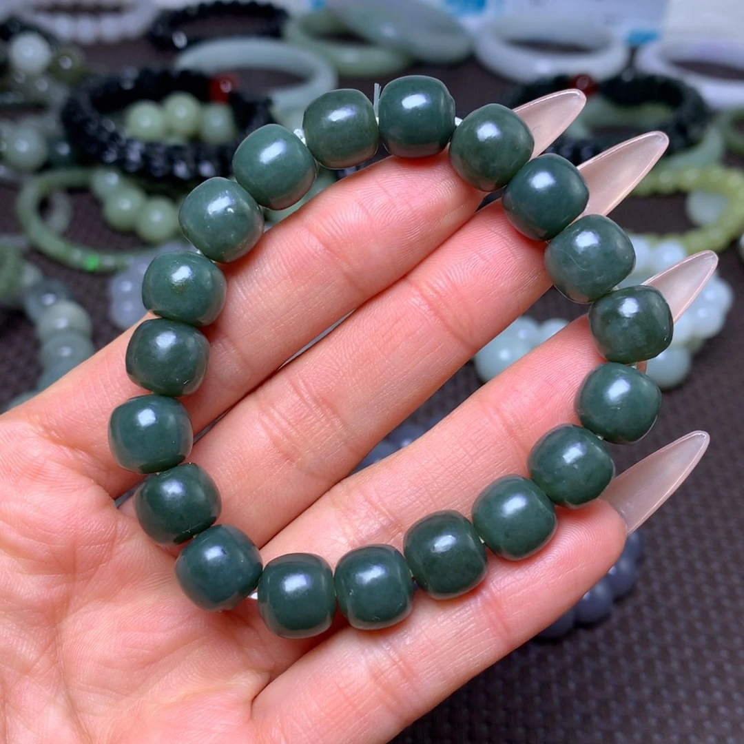 未镶嵌手串和田玉卡11