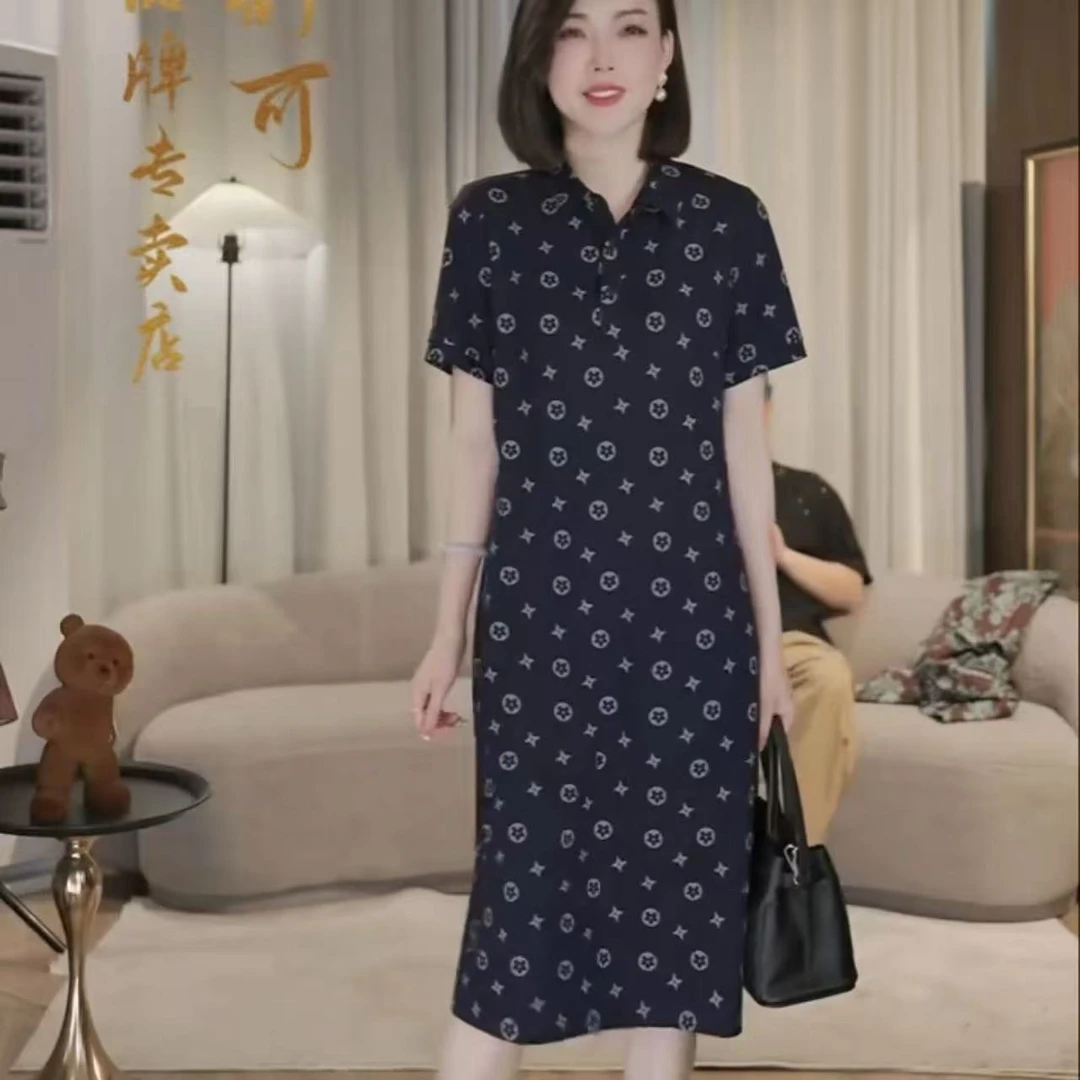 【冬姐】D加新款冰爽棉连衣裙