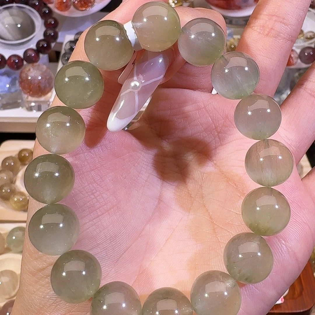 水晶手链未镶嵌天然水晶兔毛手串2