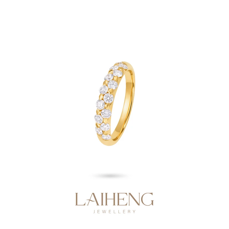 18K金 钻石戒指 244086