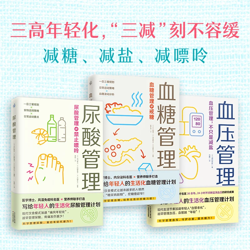 【快读慢活】健康三减（血糖管理+血压管理+尿酸管理）