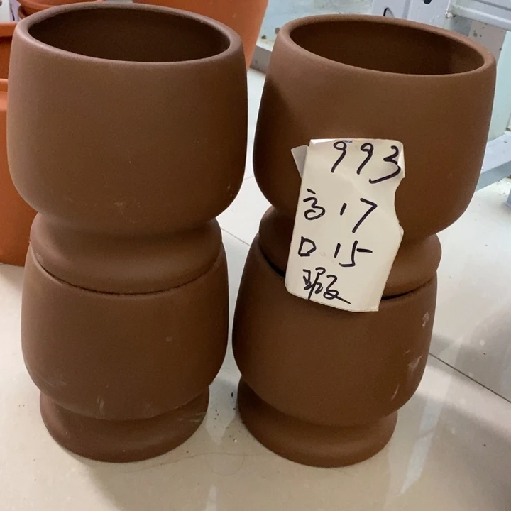 粗陶红陶绿植花盆993