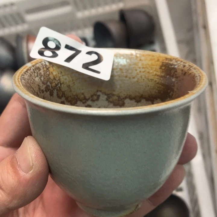 柴烧杯子与宝瓶大放漏