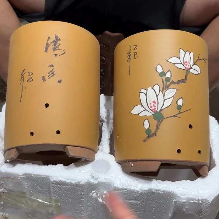 紫砂花盆口径13高度18