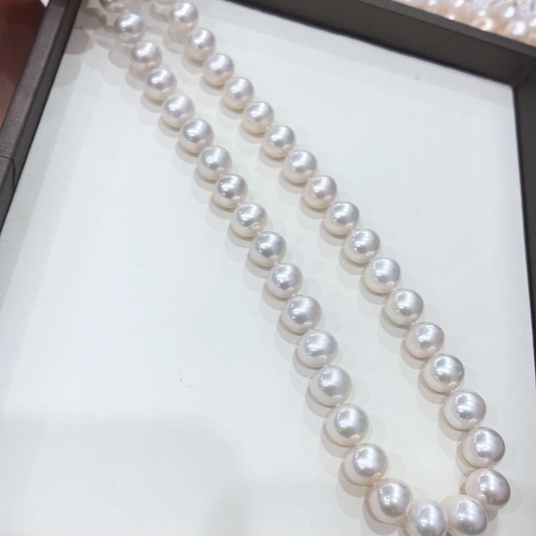 大理石磁石珍珠项链卡10