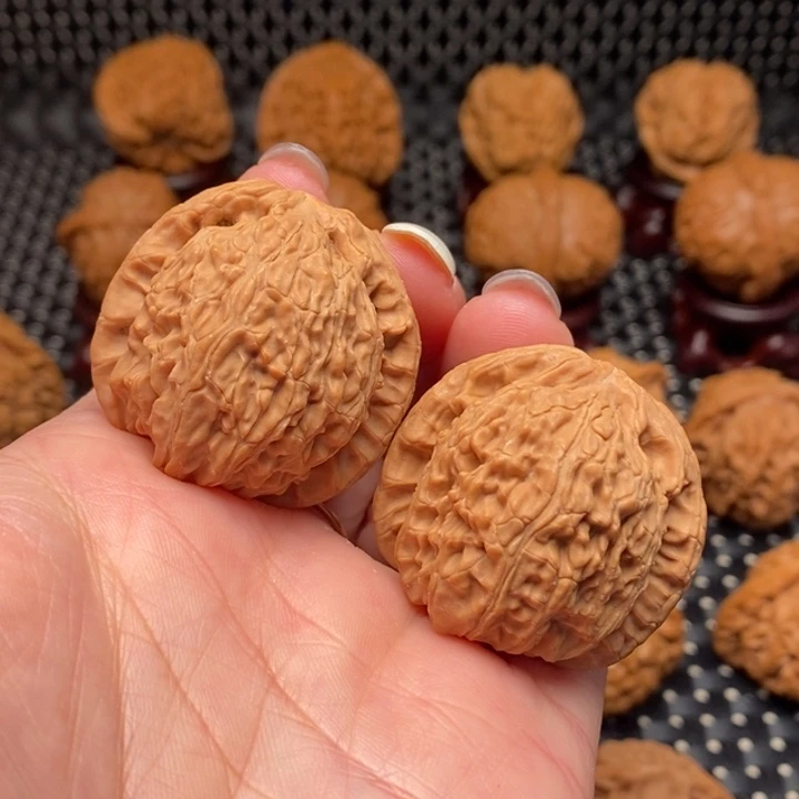 吊坠文玩核桃8白狮子36,5