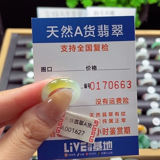 翡翠戒指未镶嵌10号