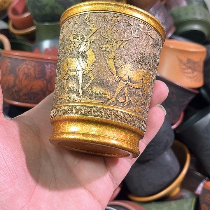 茶杯紫砂全手工紫砂主人杯