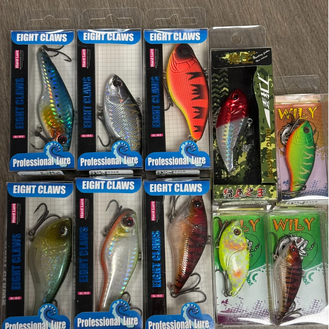 震颤VIB沉水路亚饵塑料响珠鲈鱼鳜鱼钓鱼假饵