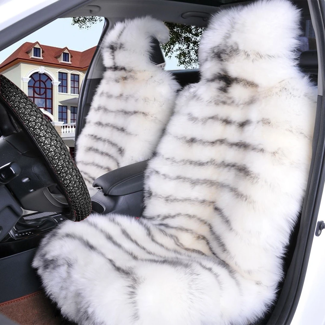 冬季纯羊毛汽车坐垫羊皮汽车坐垫皮毛一体全长毛坐垫毛绒汽车坐垫