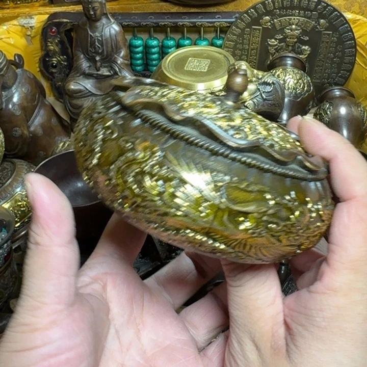 铜器摆件收收藏藏