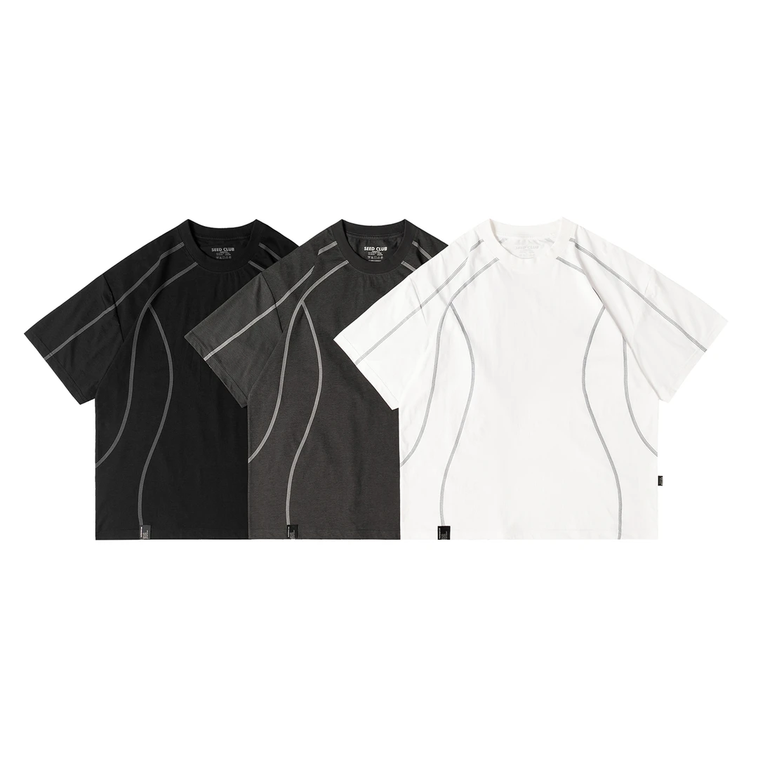 SeedClub黑标（哈梭印花速干短袖）150克蛤梭工艺康丽印花短袖T恤