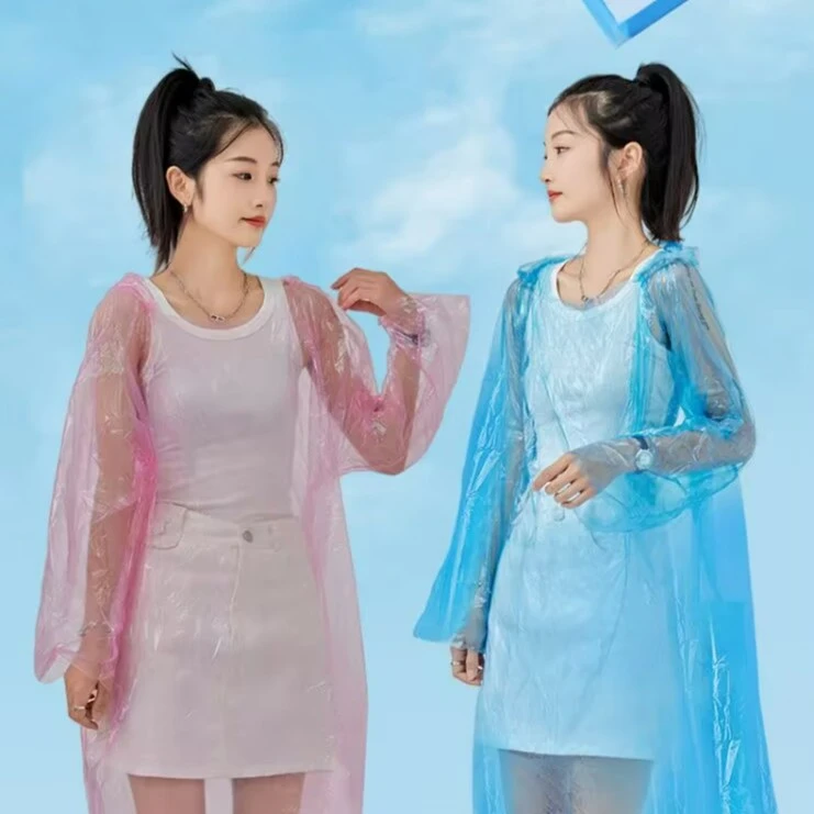 一次性卡片雨衣防水真空压缩儿童成人男女长款方便携户外全身文创