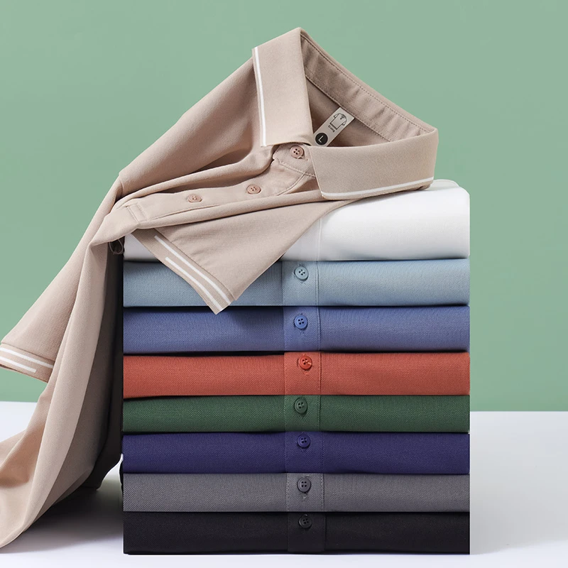 短袖POLO衫圆领T恤（颜色码数随机）