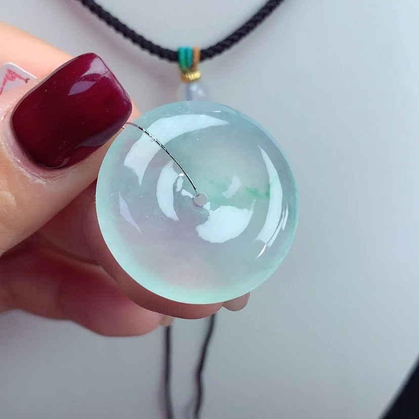 【闪购商品】颈饰未镶嵌翡翠尺寸28.9-6正冰