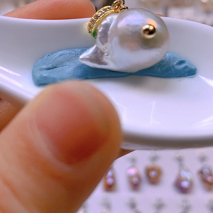 淡水珍珠颈饰合金