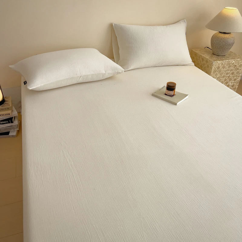 单枕套！全面纱洗皱皱纱水洗一体信封装枕套一对装