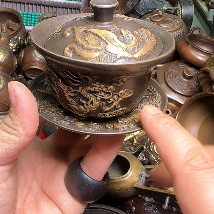 铜器办公室茶室摆件