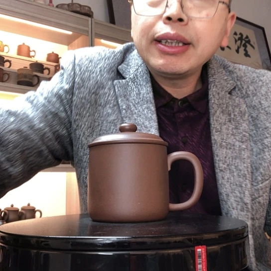 茶杯紫泥老板杯容量350