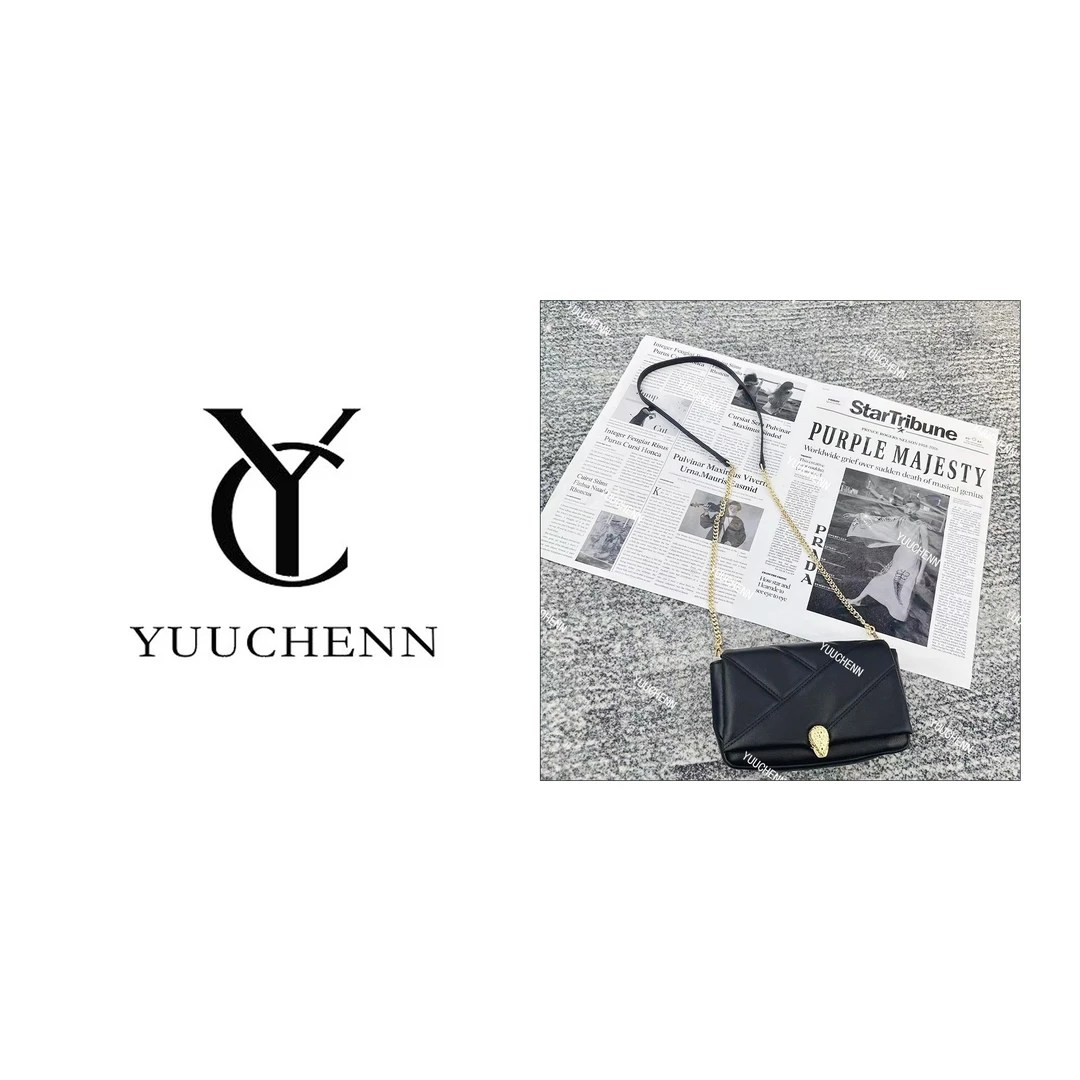 YUUCHENN/19cm原创设计高定真皮包 HH6886