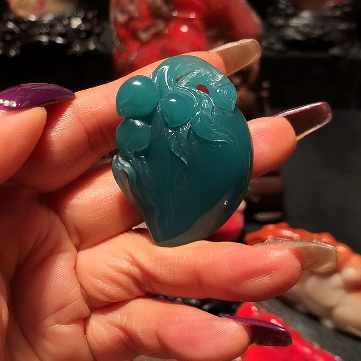 竹***音昌化石大师的作品漂亮的