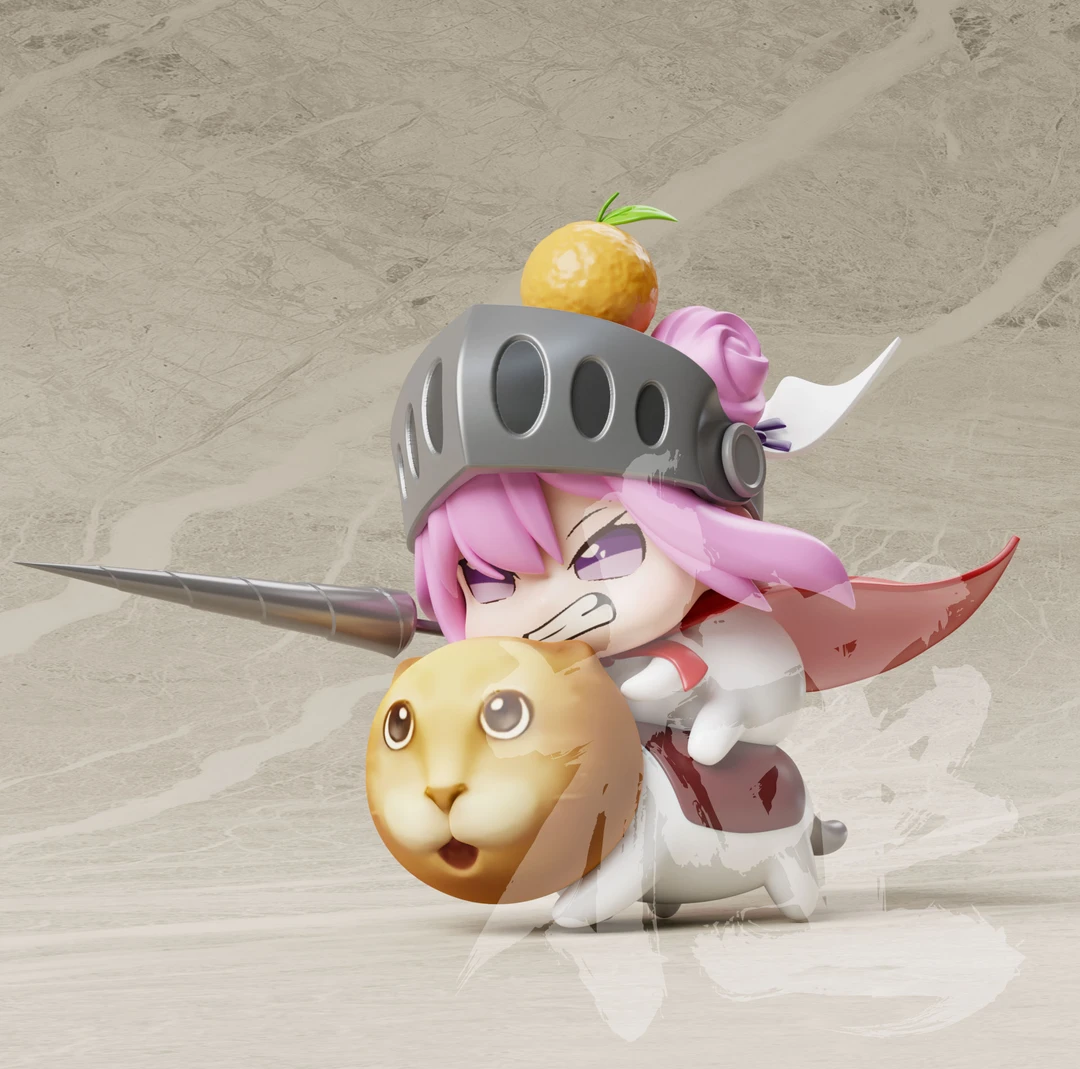 【全款预定】S+满配版全涂装doro枪骑兵Q版桃乐丝手办摆件模型游戏