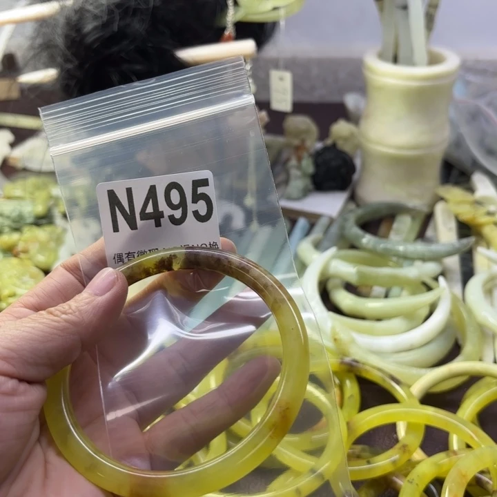 蛇纹石玉发饰合金?**?