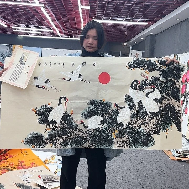 国画无毛和被绒毛或被