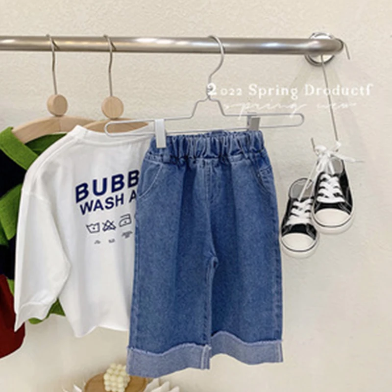 【本妈】韩版女童女童牛仔裤22c066 15