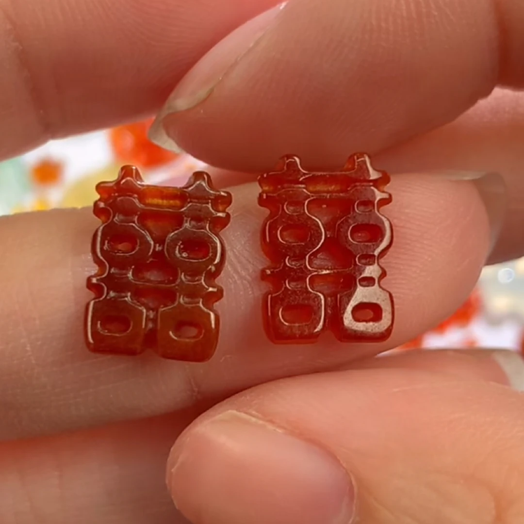 天然缅甸翡翠A货未镶嵌小精品-琴