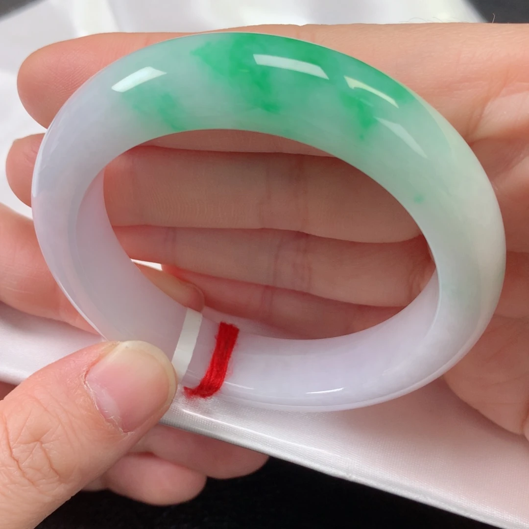 未镶嵌手镯翡翠缅甸天然翡翠手镯5354