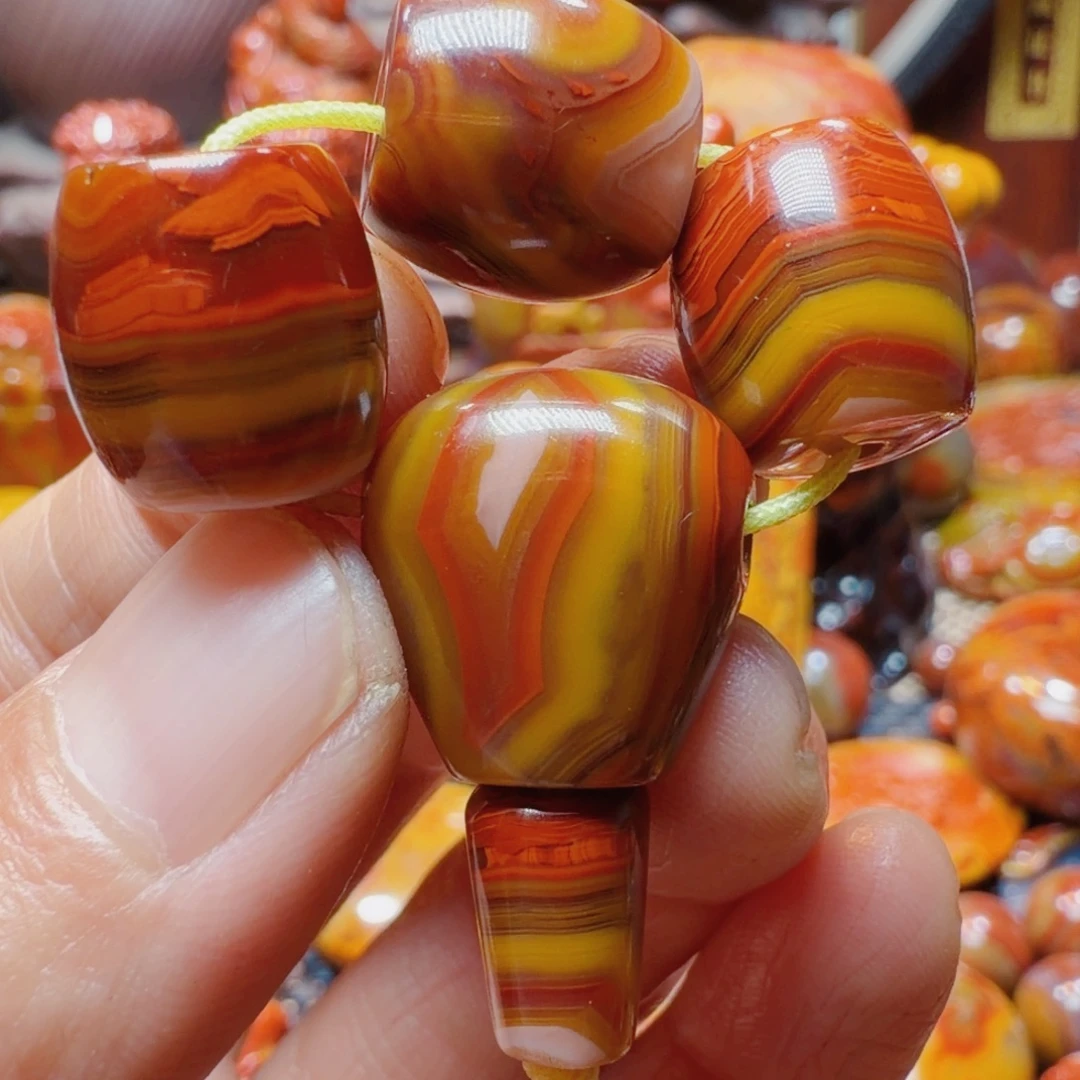 一***/玛瑙/玉髓未镶嵌战国红