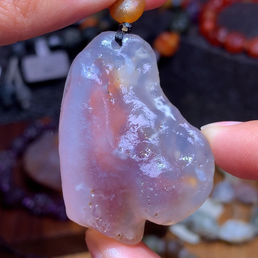 未镶嵌玛瑙/玉髓珠宝半成品
