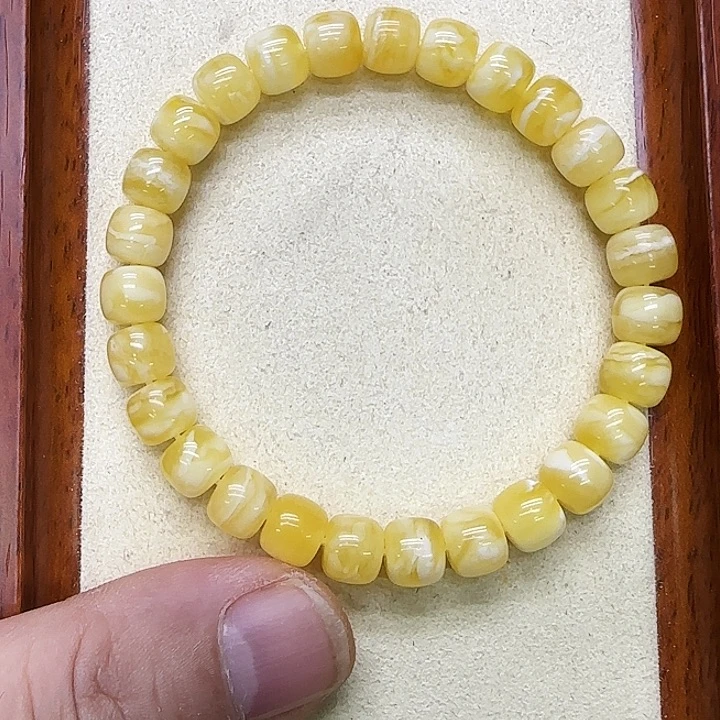 蜜蜡未镶嵌手串蜜蜡老型手串