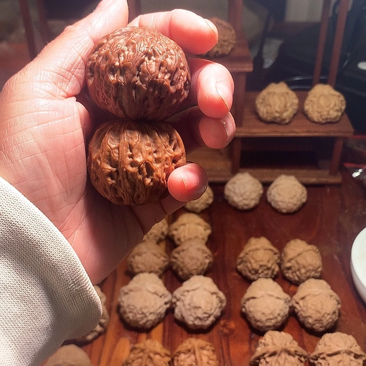 若***无吊坠文玩核桃铁锤