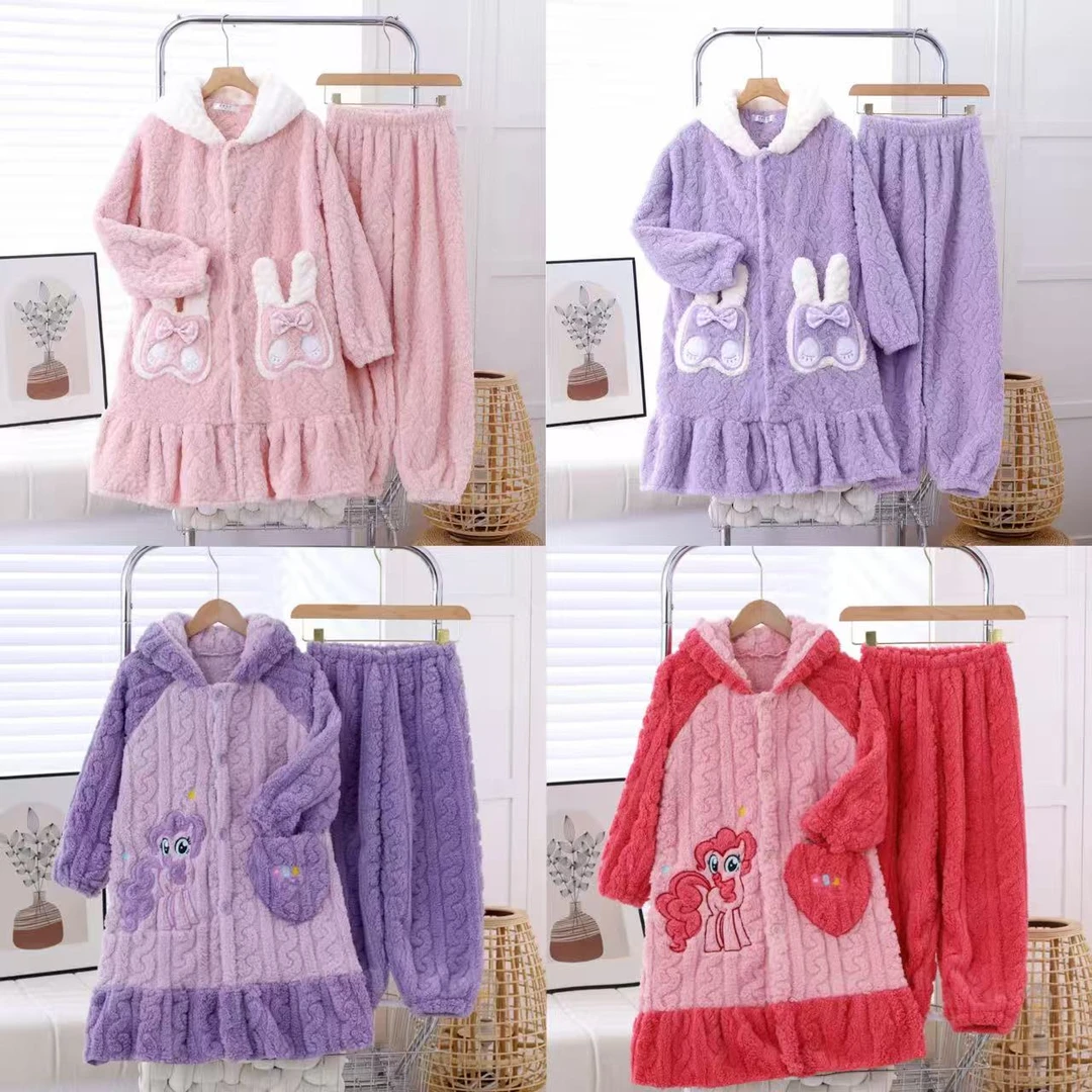 云姐【801-1000】听尺码选编码儿童秋冬睡袍卡通家居服