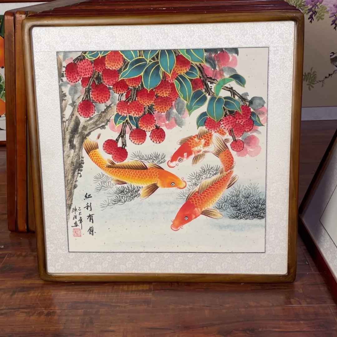 国画带框尺寸63*63厘米