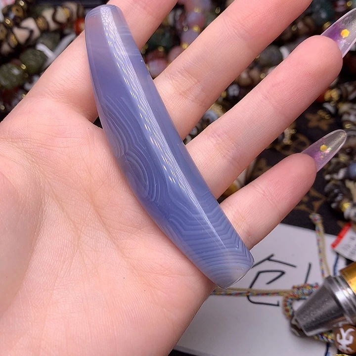 玛瑙/玉髓未镶嵌发一条